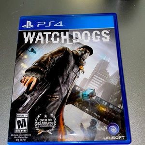 Watch dogs PlayStation 4 video game.